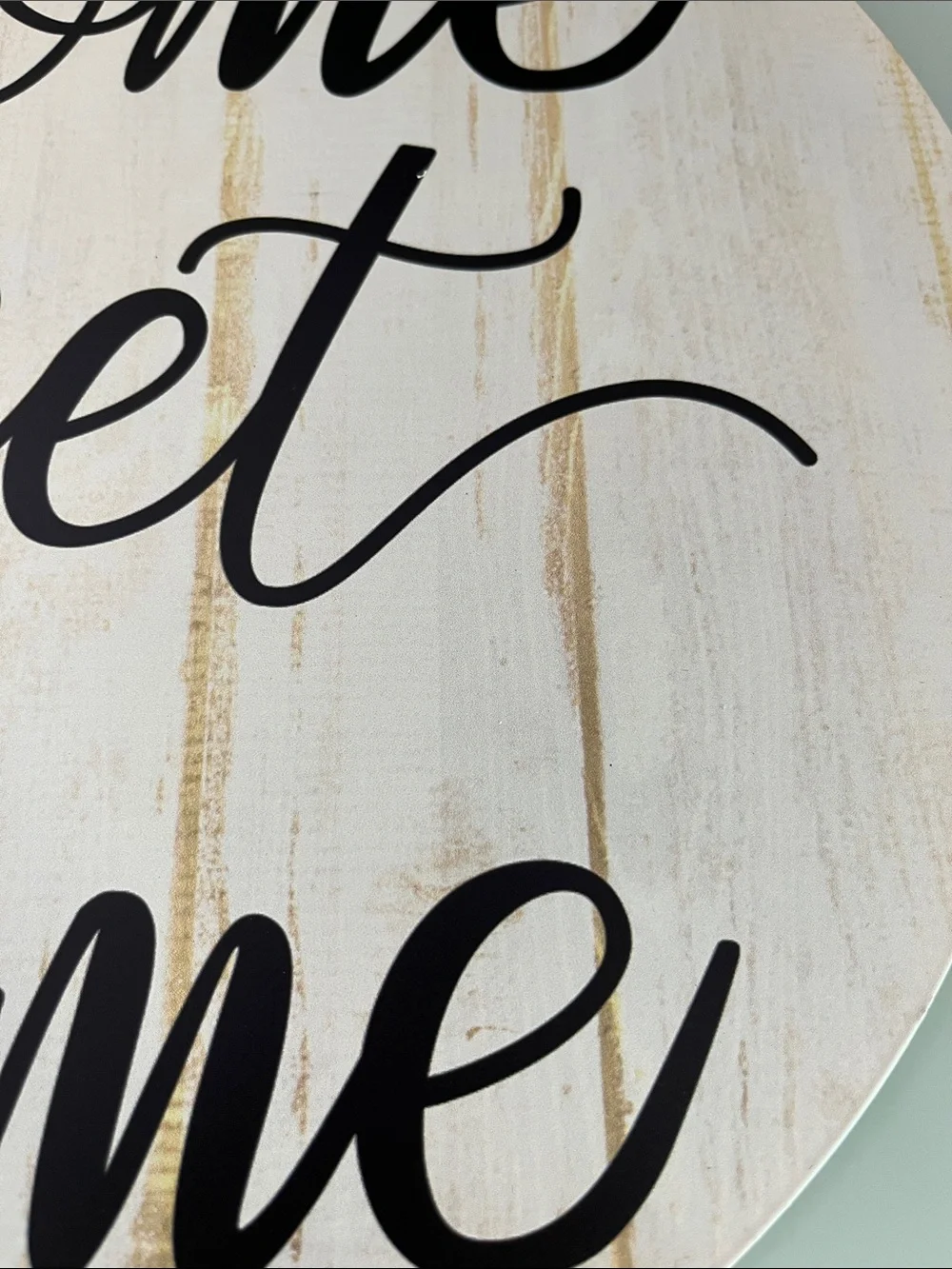 Home Sweet Home 12” Round Wall Sign